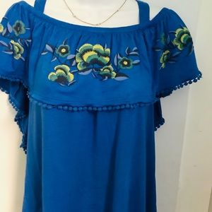 Blue short sleeve super comfortable